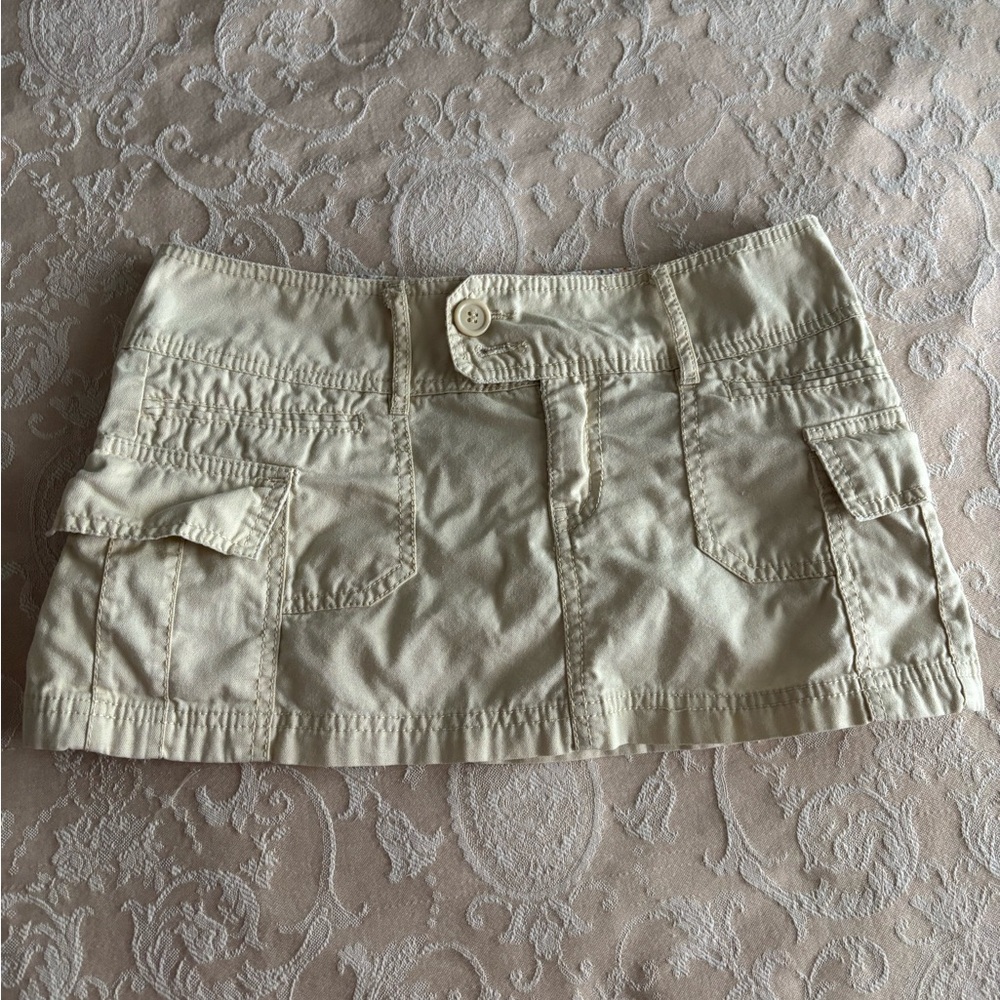 Super mini y2k cargo skirt